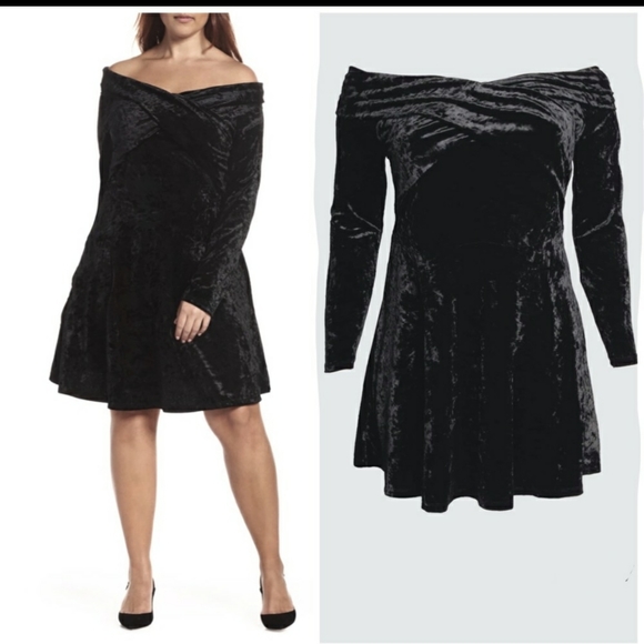 chelsea28 off the shoulder cocktail dress